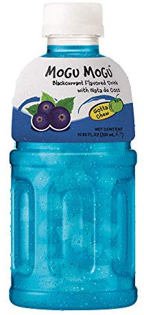Mogu Mogu Blackcurrent Drink w/Nata De Coco 320ml 6pack