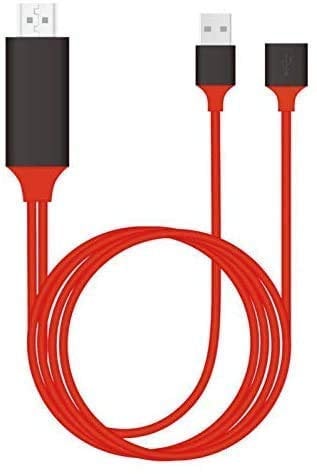 Dragon Trading HDMI-Kabel, kompatibel mit Todos los Telefonos iPhone iPad Android TV Adaptador AV Digital 1080P para Telefonos iPhone Y Android