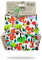 Petit Lulu Maxi NachtWindel | Höschenwindel (7-16 kg) Druckknöpfe | Fluffy Organic | Bambus natürliche wiederverwendbare Stoffwindeln | Ohne Polyester (Eichhörnchen)