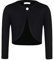 trudge Mädchen Pailletten Strickjacke Basic Bolero Kinder Glitzer Lange Ärmel Schulterjacke Bolerojäckche kurz Zum Kommunionkleid Taufkleid Schwarz 140