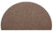 Carpido Fußmatte innen beige halbrund 60x90 cm – Schmutzfangmatte rutschfest – Türmatte außen wetterfest & schmutzabweisend - Türvorleger mit Brush-Effekt