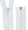 Reißverschlüsse Kunststoff Spiral Reißverschluss 5mm teilbar (70 cm, weiß)