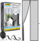 AUGO Designed Fiberglass Magnetic Fly Screen Door - Self Sealing, Heavy Duty, Hands Free Mesh Net Partition Keeps Bugs Out - Pet and Kid Friendly - Patent Pending Keep Open Feature - 97 x 247cm