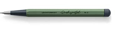 LEUCHTTURM1917 368268 Drehgriffel Nr. 2, Bleistift mit Drehmechanik, Aluminium, Stahl, designprämiert, Olive - Bleistift