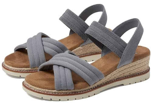 Skechers Damen Desert Chill Sweet Crossing, Gray Textile, 40 EU