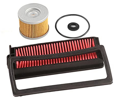 VrAre Moto filtri per ZONTES T310 310T T1 310 ZT310-XRVT Filtro Olio Filtro Aria Moto Elemento Filtri Olio Motore Filtrazione (Color : A-Full Set)