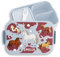 Kinder Bento Box Midi Lunchbox für Mepal Bentobox - Pferd - Pferde Brotdose Pferdemotiv Geschenk Pferdemädchen Jausenbox - 900 ml - Hellblau - personalisierte schulbrotdose mädchen horse und name