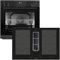 Oranier Backofen Set EBS420 Einbau autark - 9 Funktionen & Flächen-Induktion 80 cm mit Kochfeldabzug KFA590-4 Kochzonen & Slider-Steuerung