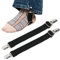 Bexdug Verstellbare elastische Stiefelclips - Elastische Clips für Winterhandschuhe,Hosenclips, Steigbügel, Beingurte, Kleidungsclips, damit Ihre Hose Nicht verstaut ist