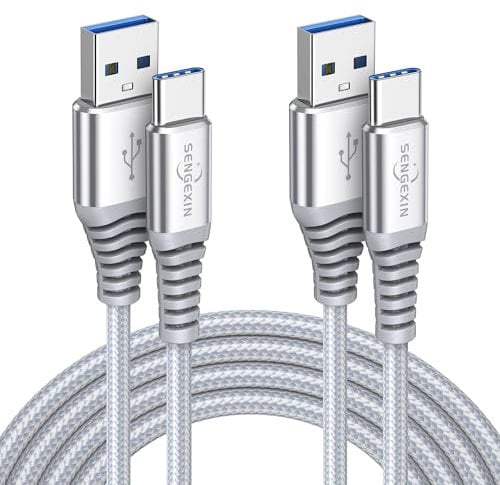 Long USB C Cable 3M+3M,USB Type C Charger Cable 2Pack for PS5 Controller,PlayStation 5,PS5 DualSense Sony,Samsung Galaxy S23 S22 S20,Xbox Series X/S Controller,3A Fast Charge Charging Lead