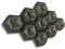 TIYANEXT® Akustikpaneele Hexagon [9 Stk.] | Individuell kombinierbare Schallabsorber für Wand | Geräuschdämmung & Stil für Zuhause & Büro (Schwarz, 3D)