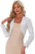 Allegra K Damen Weihnachten-Kostüm Pailletten Jacke Party Vorne Offen Kurz Glitzernder Bolero Silber M