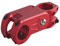 Fahrradvorbau, gefederter Vorbau, 20-Grad-Dämpfer, 31,8/80 mm, Fahrradlenkervorbau für Rennrad, Gravelbike, Mountainbike, kraftvoller stoßdämpfender Vorbau, Mountainbike-Vorbau (rot)