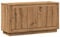 vidaXL Sideboard, Kommode mit Stauraum, Anrichte Schrank für Wohnzimmer, Beistellschrank Mehrzweckschrank, Artisan-Eiche Holzwerkstoff
