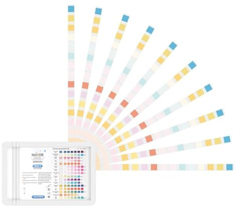 XPEX 50 Stück 16in1 wassertester trinkwasser wasserhärte teststreifen trinkwasser teststreifen Trinkwasser Teststreifen für Leitungswasser Wasserqualität Analyse Gesamthärte Blei Kupfer Nitrat