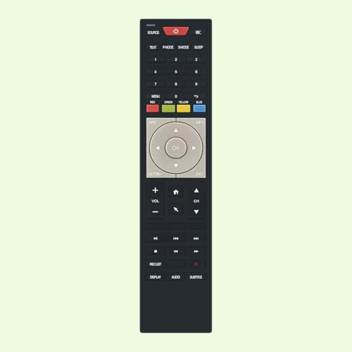 Replacement Remote Control RC-12, Remote Fit for QANTEC RC-12 TV Remote Control