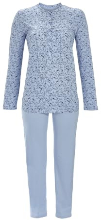 Ringella Pyjama mit Knopfleiste und 7/8 Hose