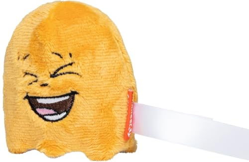 Lächelnde Mini Geist, Plüsch der Reiniger, Displayreiniger und Anti-Stress - Knautschfigur Funktion/ Unterseite aus Mikrofaser- Geschenkidee (Lächelnde Mini Geist Plüsch der Reiniger, ockerbraun)