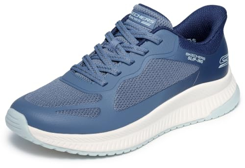 Skechers Damen Bobs Squad 4Schuhe | Sportlich, bequem und zum Reinschlüpfen. Mit Memory Foam für hohen Komfort. Skechers BOBS Squad 4 mit Memory Foam und Heel.