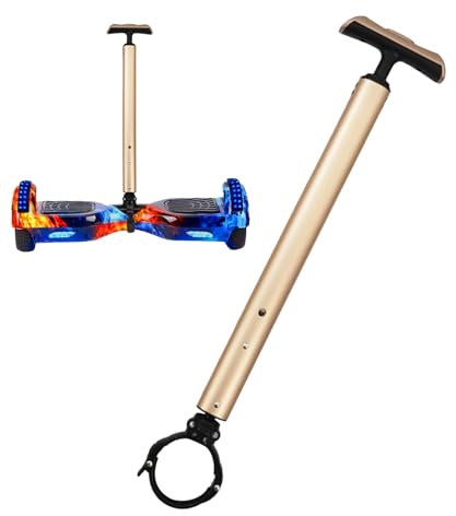 shpuuyy Hoverboard Lenker Ersatz - Lenkstange Aus Aluminiumlegierung - Rutschfeste Teleskop-Aufsätze Sicherheitszubehör für Balance Scooter