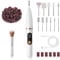 RidaaFri Cordless Electric Nail Drill with LED Display, 11-in-1 Rechargeable Nail File Kit, 5-Speed Professional Efile with Drill Bits & Sanding Bands for Acrylic Gel Nails, White