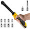 Orifesio 3/8'' Cordless Ratchet Wrench Set for Dewalt 20V Battery, Electric Ratchet 80N.m with 8 Sockets & 1/4'' Adapter & 3'' Extension Bar, Variable Speed Power Wrench with LED Light (No Battery)