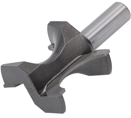 Denash Professionelle Bullnose -Perlen -Router Bit, 1 /2 Zoll Schaft 1 /4 Zoll Perlendurchmesser, Wolframstahlmaterial, Kompatibel mit Cnchandheld Router, Ideal für die Schrankkastenherstellung