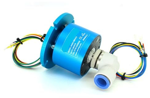 Rotary Union 1 Passage with Electrical Slip Ring 6 Wires /12 Wires /24 Wires Port G1/4''(1 Passage 12CH 10A)