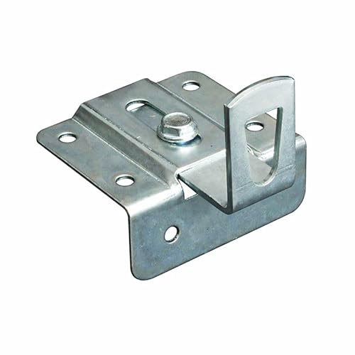 Attache murale réglable en acier galvanisé - Lot de 5 pièces - Support mural réglable pour support - Fixation de meubles suspendus et structures - LEMAG SRL