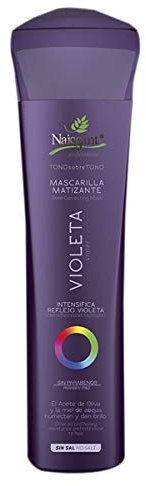 NAISSANT Mascarilla Matizante Perla Beige | Elimina el tono cobrizo | Neutraliza los tonos amarillos y naranjas | Sin parabenos, amoníaco, sulfatos. 300mL - 10.1 FL Oz. (VIOLETA)