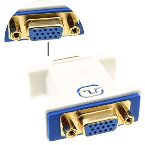 kenable PRO VGA Coupler Socket to Socket 15 pin SVGA Joiner Gender Changer