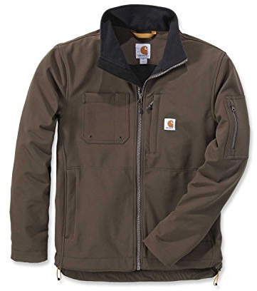 Carhartt Men's Rough Cut Jacket-Dark Coffee-Small