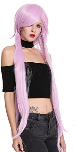 WIG ME UP - D-2404-2403B Perücke Damenperücke Cosplay sehr lang wild gestuft helles Lila