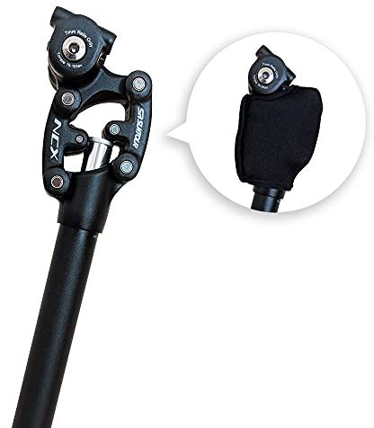 SR Suntour SP12 NCX bike Suspension Seatpost with Cover (27.2mm x 350mm)