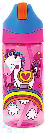 Rachel Ellen - Borraccia per bambini, motivo: unicorno, per scuola, palestra