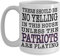 mmandiDESIGNS Patriots Fan Game Day Kaffeetasse, If You're From New England and Love Your Football Team, diese große Keramiktasse mit einem Fassungsvermögen von 425 ml oder kleiner, 325 ml