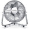Brandson - Macchina del Vento in Stile retrò - Ventilatore da Tavolo Compatto e Molto Potente - 32W - 3 Velocitá - Scocca ed eliche in Metallo- 25 cm di Diametro