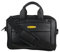 Blowzy Borse in pelle PU Mini 12 Laptop Shoulder Messenger Sling Office Bag per uomini e donne (nero)