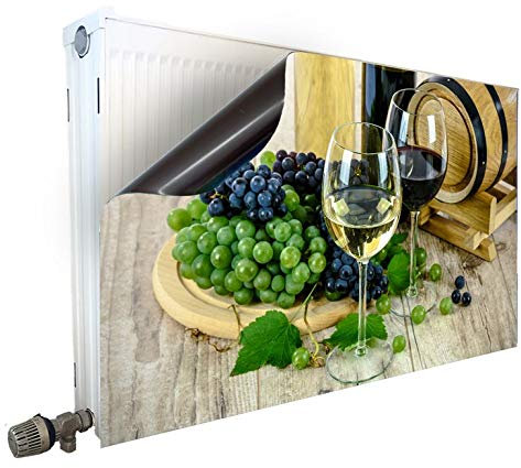 Smagnon Magnet Heizkörperverkleidung Heizkörperabdeckung Heizung Schutz Motiv Wine, Heizkörper Höhe:60 cm, Heizkörper Länge:100 cm