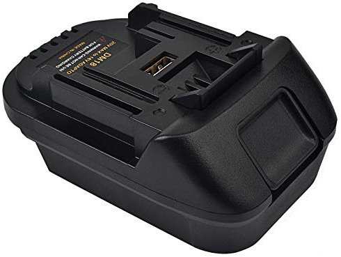 DM18M Battery Adapter for 18V Lithium-ion Power Tools,Convert DCB200 DCB205 20V for or 18V Lithium-ion Battery for to18V Lithium-ion Battery for