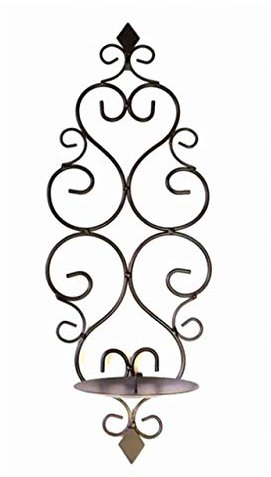 kerzenLeuchter，Metall Eisen Kerzenleuchter hängen Wandleuchte sorgfältige Kerze Halter Home Weihnachten Dekor Ornamente Hochzeit Party Dekoration Stand, Candlestick2 Kerzenständer