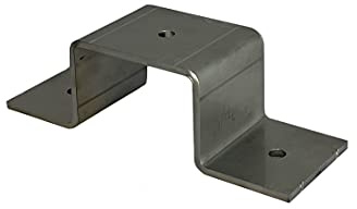 Abrazadera rectangular de acero inoxidable 40x30mm