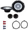 Alpine SXE 1750S Auto Lautsprecher Boxen mit Einbauset kompatibel mit Audi A6 (C5/4B) 1997-2004 Türen vorne/hinten 560 Watt 16,5 cm 2 Wege Kompo