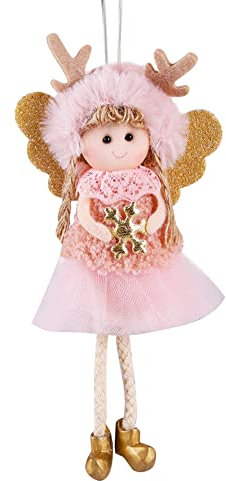 Weihnachten Engel Anhänger, Weihnachten Hängende Verzierung Engel Puppen Weihnachtsbaumschmuck Engel Elf Weihnachtsdekoration Weihnachtsengel Weihnachten Dekorationen Ornamente Geschenke für Kinder