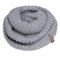 KNIT FACTORY - Alex Loop Schal - Schlauchschal - Winterschal - Rundschal - Herrenschal - Damenschal - Wollschal - Grob gestrickten Rippenmuster - Für Damen und Herren - Grau