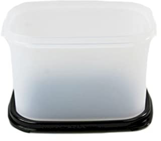 Tupperware Eidgenosse 1,9 L schwarz Quadratisch Kompaktbehälter Vorrat Modular
