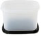 Tupperware Eidgenosse 1,9 L schwarz Quadratisch Kompaktbehälter Vorrat Modular