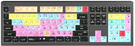 LogicKeyboard Pro Tools Astra 2, DE Mac Tastatur, Deutsch, Kompatibel mit