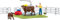 schleich 42529 Kuh Waschstation, für Kinder ab 3+ Jahren, FARM WORLD - Spielset