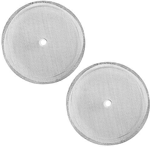 2 Packungen French Press Ersatzfilter Netzsieb perfekt für 963 ml, 8 Tassen French Press